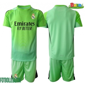 Real Madrid Målvakt Bortaställ Barn 2025-26 Kortärmad (+ Korta byxor)